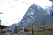 Eiger widoczny ze stacji  Kleine Scheidegg 2061. Pażdziernikfoto: Alfred Sosgórnik